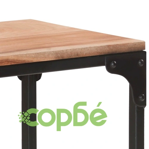 Конзолна маса, 110x30x75 cм, акациево дърво масив ➤ топ цена ➤ sorbe.bg