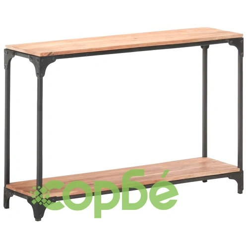 Конзолна маса, 110x30x75 cм, акациево дърво масив ➤ топ цена ➤ sorbe.bg