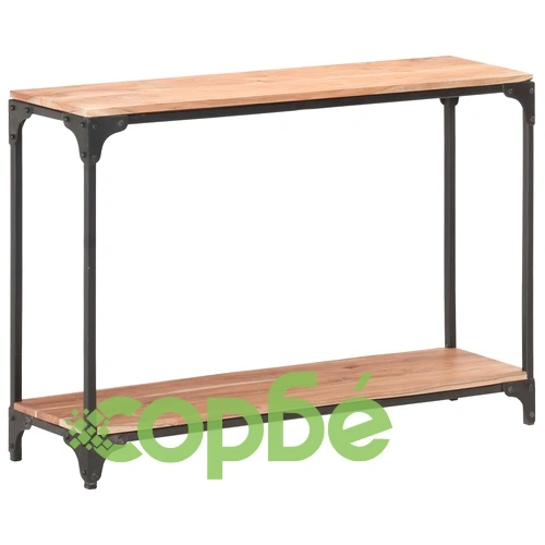 Конзолна маса, 110x30x75 cм, акациево дърво масив ➤ топ цена ➤ sorbe.bg