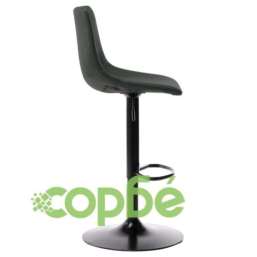 Бар табуретка, сива, изкуствена кожа ➤ топ цена ➤ sorbe.bg