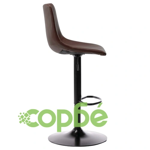 Бар табуретки, 2 бр, светлокафяви, изкуствена кожа ➤ топ цена ➤ sorbe.bg