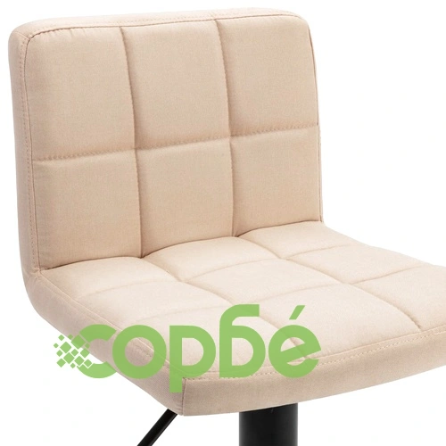 Бар табуретка, кремава, текстил ➤ топ цена ➤ sorbe.bg