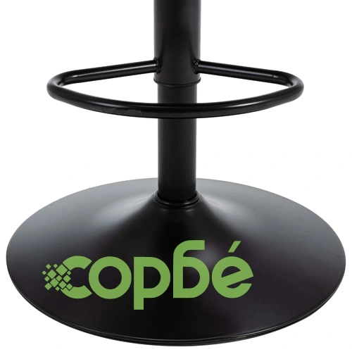 Бар табуретки, 2 бр, тъмносиви, текстил ➤ топ цена ➤ sorbe.bg