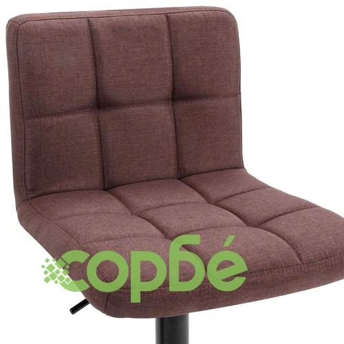 Бар табуретки, 2 бр, кафяви, текстил ➤ топ цена ➤ sorbe.bg