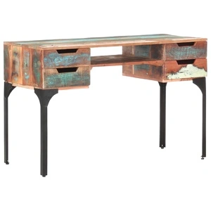 Бюро, 118x48x75 см, регенерирано дърво масив