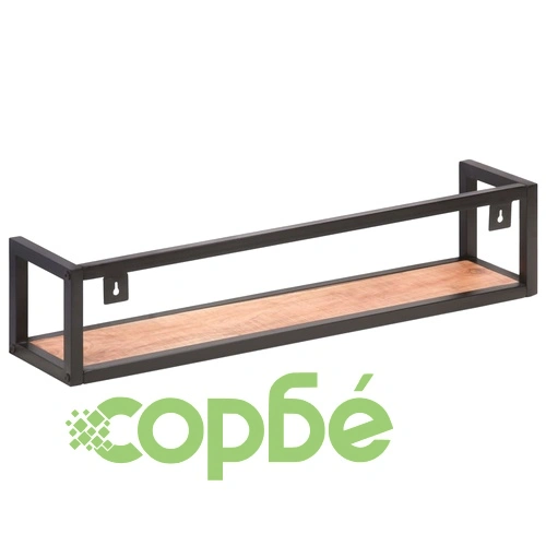 Рафтове за стена, 2 бр, 80 см, акация масив ➤ топ цена ➤ sorbe.bg