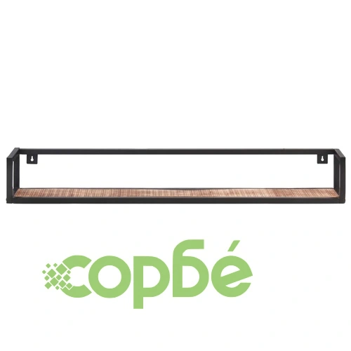 Рафтове за стена, 2 бр, 120 см, грубо мангово дърво ➤ топ цена ➤ sorbe.bg