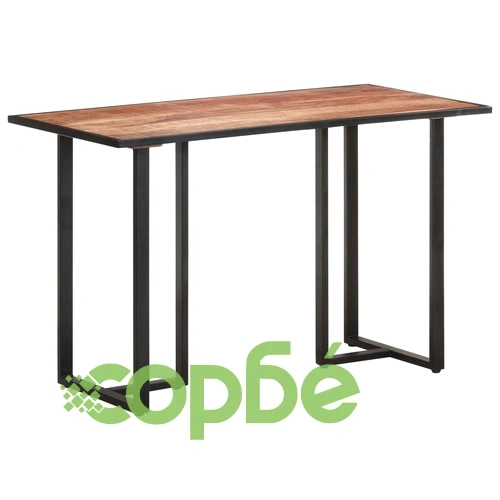 Трапезна маса, 120 cм, грубо мангово дърво ➤ топ цена ➤ sorbe.bg