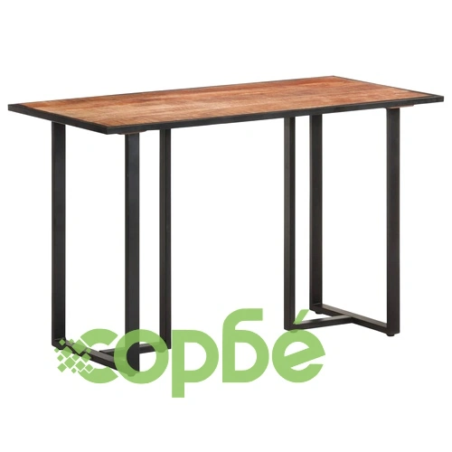 Трапезна маса, 120 cм, грубо мангово дърво ➤ топ цена ➤ sorbe.bg