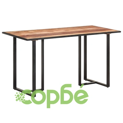 Трапезна маса, 140 cм, грубо мангово дърво ➤ топ цена ➤ sorbe.bg