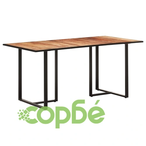 Трапезна маса, 160 cм, грубо мангово дърво ➤ топ цена ➤ sorbe.bg