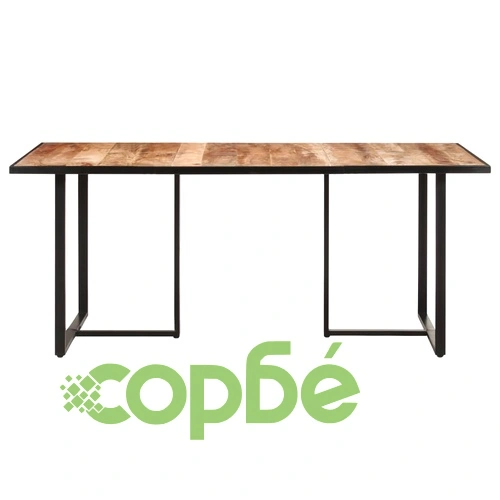 Трапезна маса, 180 cм, грубо мангово дърво ➤ топ цена ➤ sorbe.bg