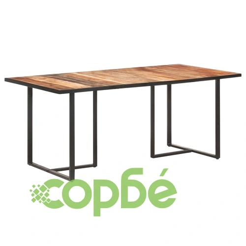 Трапезна маса, 180 cм, грубо мангово дърво ➤ топ цена ➤ sorbe.bg