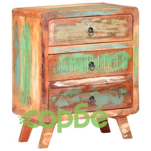 Бюфет, 60x35x75 см, регенерирано дърво масив ➤ топ цена ➤ sorbe.bg