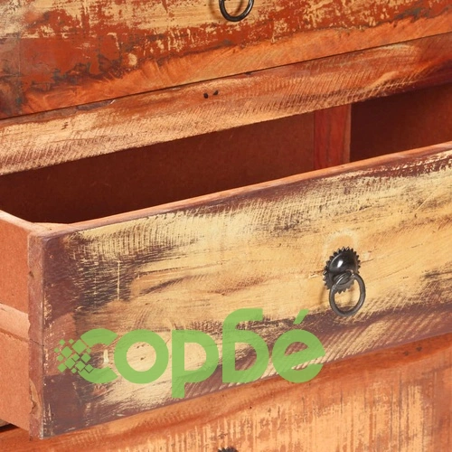 Бюфет, 60x35x75 см, регенерирано дърво масив ➤ топ цена ➤ sorbe.bg