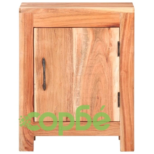 Нощно шкафче, 40х30х50 см, акациево дърво масив ➤ топ цена ➤ sorbe.bg