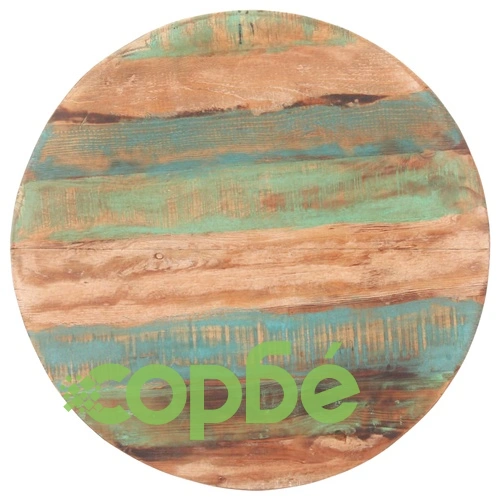 Трапезна маса, 80 cм, регенерирано дърво масив  ➤ топ цена ➤ sorbe.bg