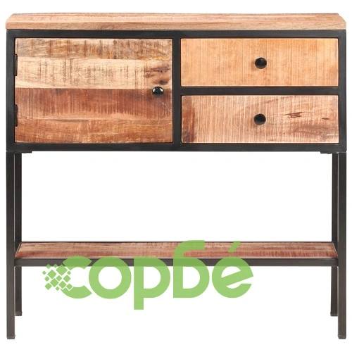 Бюфет, 85x30x80 см, грубо мангово дърво ➤ топ цена ➤ sorbe.bg