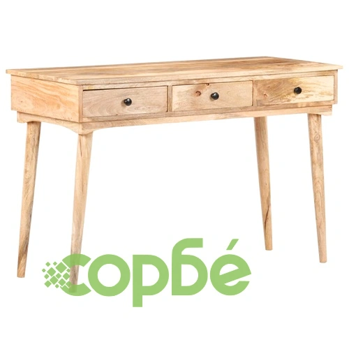 Конзолна маса, 120x50x78 cм, мангово дърво масив ➤ топ цена ➤ sorbe.bg