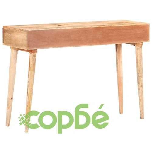 Конзолна маса, 115x35x76 см, мангово дърво масив ➤ топ цена ➤ sorbe.bg