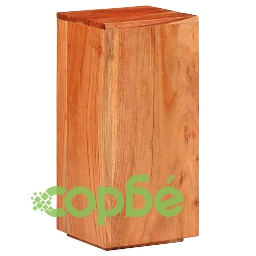 Стойки за растения, 2 бр, масивно акациево дърво ➤ топ цена ➤ sorbe.bg