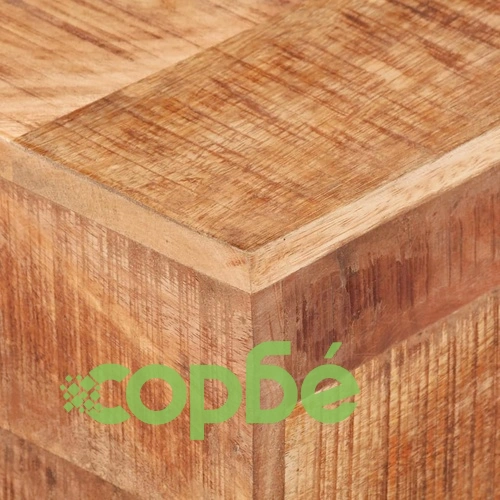Странична маса, 30x30x33 см, грубо мангово дърво ➤ топ цена ➤ sorbe.bg