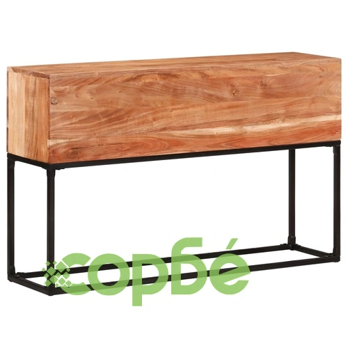 Конзолна маса, 120x30x75 cм, акациево дърво масив ➤ топ цена ➤ sorbe.bg