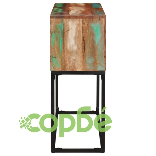 Конзолна маса, 120x30x75 cм, регенерирано дърво масив ➤ топ цена ➤ sorbe.bg