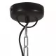 Индустриална пенделна лампа, 32 см, черна, E27