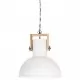 Индустриална пенделна лампа 25 W бяла кръгла манго 42 см E27