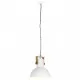 Индустриална пенделна лампа 25 W бяла кръгла манго 42 см E27