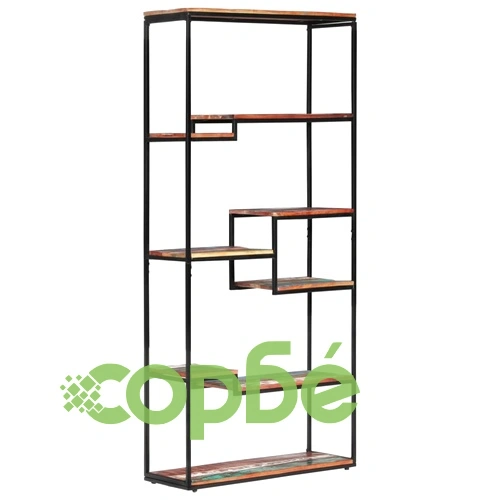 Библиотека, 80x30x180 см, регенерирана дървесина масив ➤ топ цена ➤ sorbe.bg