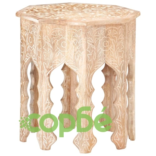 Странична маса 48 см мангово дърво масив ➤ топ цена ➤ sorbe.bg