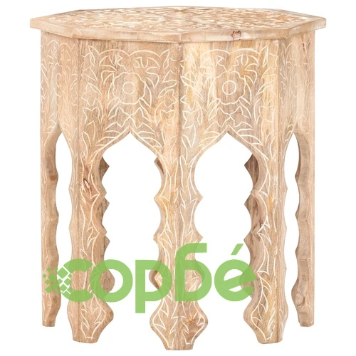 Странична маса 48 см мангово дърво масив ➤ топ цена ➤ sorbe.bg