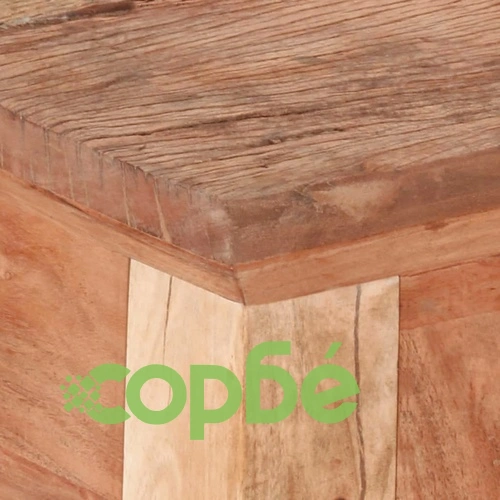 Конзолна маса, 90,5x30x75 см, акация и регенерирано дърво масив ➤ топ цена ➤ sorbe.bg