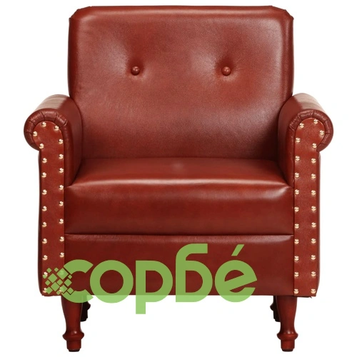 Фотьойл, кафяв, естествена кожа ➤ топ цена ➤ sorbe.bg