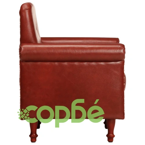 Фотьойл, кафяв, естествена кожа ➤ топ цена ➤ sorbe.bg