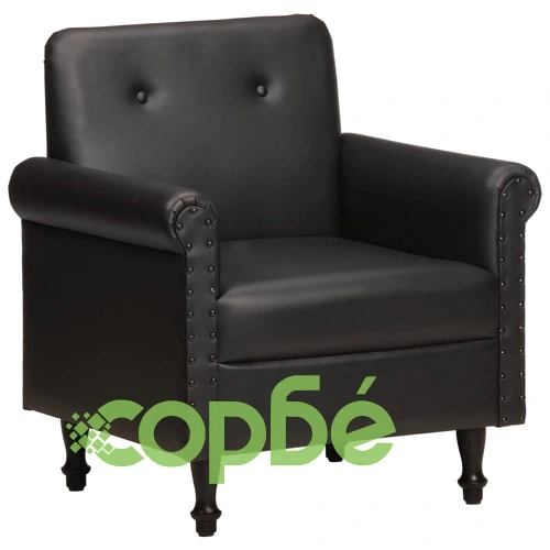 Фотьойл, черен, естествена кожа ➤ топ цена ➤ sorbe.bg