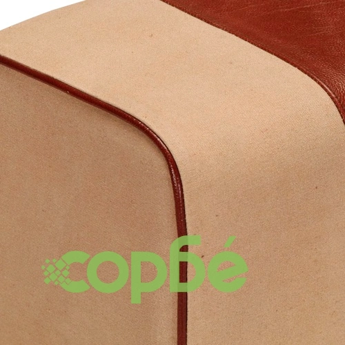 Пейка гимнастическа 38 см кафява естествена кожа и манго масив ➤ топ цена ➤ sorbe.bg