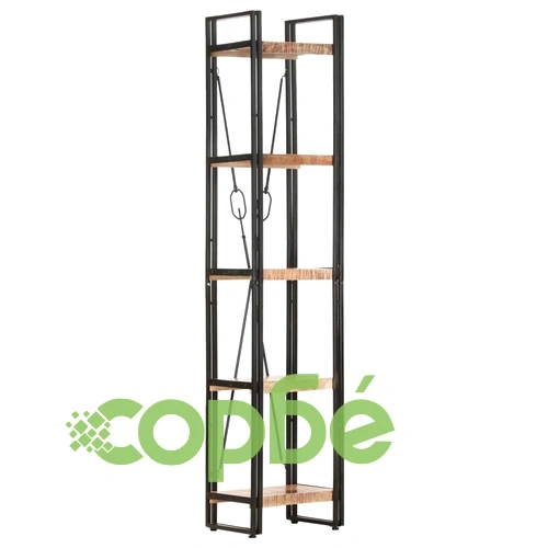 Библиотека с 5 рафта, 40x30x180 см, манго масив ➤ топ цена ➤ sorbe.bg