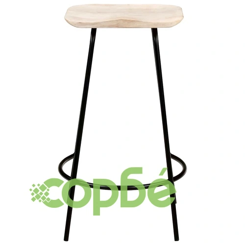 Бар табуретки, 2 бр, мангово дърво масив ➤ топ цена ➤ sorbe.bg