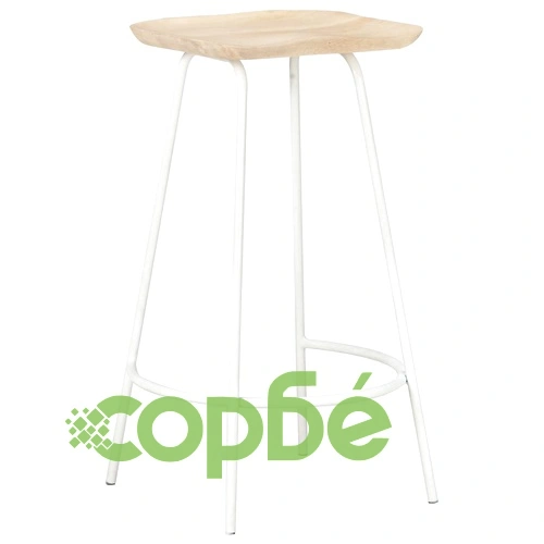 Бар табуретки, 4 бр, мангово дърво масив ➤ топ цена ➤ sorbe.bg