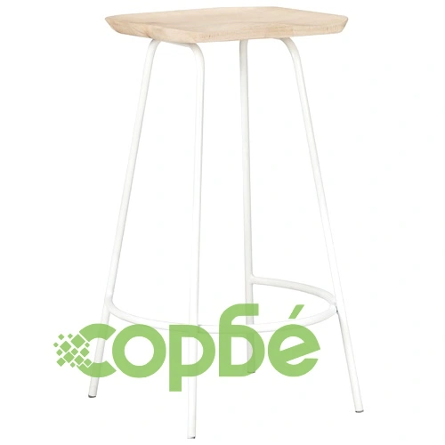 Бар табуретки, 4 бр, мангово дърво масив ➤ топ цена ➤ sorbe.bg