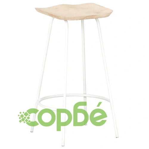 Бар табуретки, 4 бр, мангово дърво масив ➤ топ цена ➤ sorbe.bg