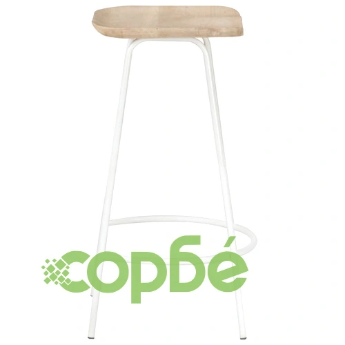 Бар табуретки, 4 бр, мангово дърво масив ➤ топ цена ➤ sorbe.bg