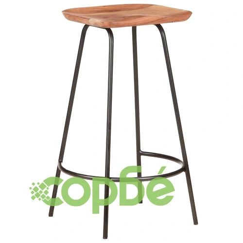 Бар табуретки, 2 бр, акациево дърво масив ➤ топ цена ➤ sorbe.bg