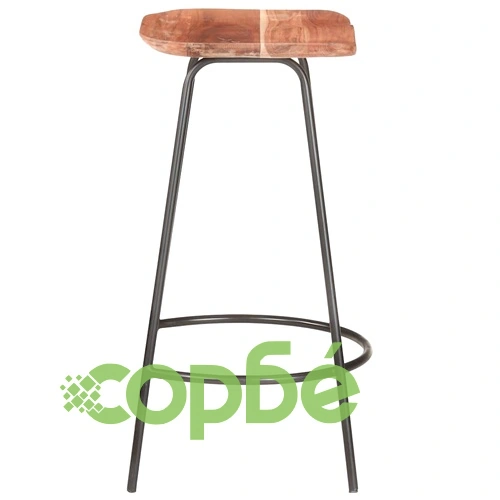 Бар табуретки, 2 бр, акациево дърво масив ➤ топ цена ➤ sorbe.bg