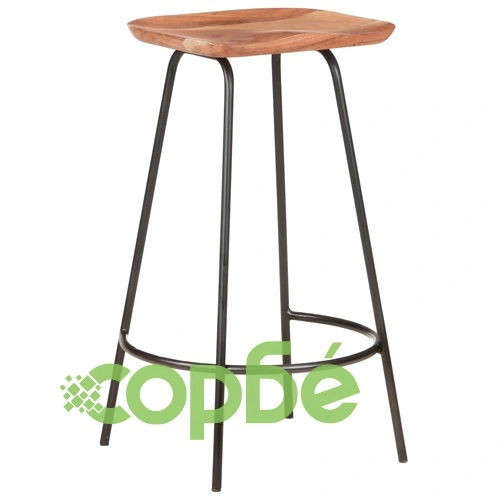 Бар табуретки, 4 бр, акациево дърво масив ➤ топ цена ➤ sorbe.bg