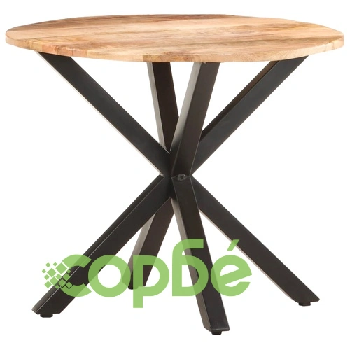 Странична маса, 68x68x56 см, мангово дърво масив ➤ топ цена ➤ sorbe.bg