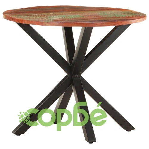 Странична маса, 68x68x56 см, регенерирано дърво масив ➤ топ цена ➤ sorbe.bg